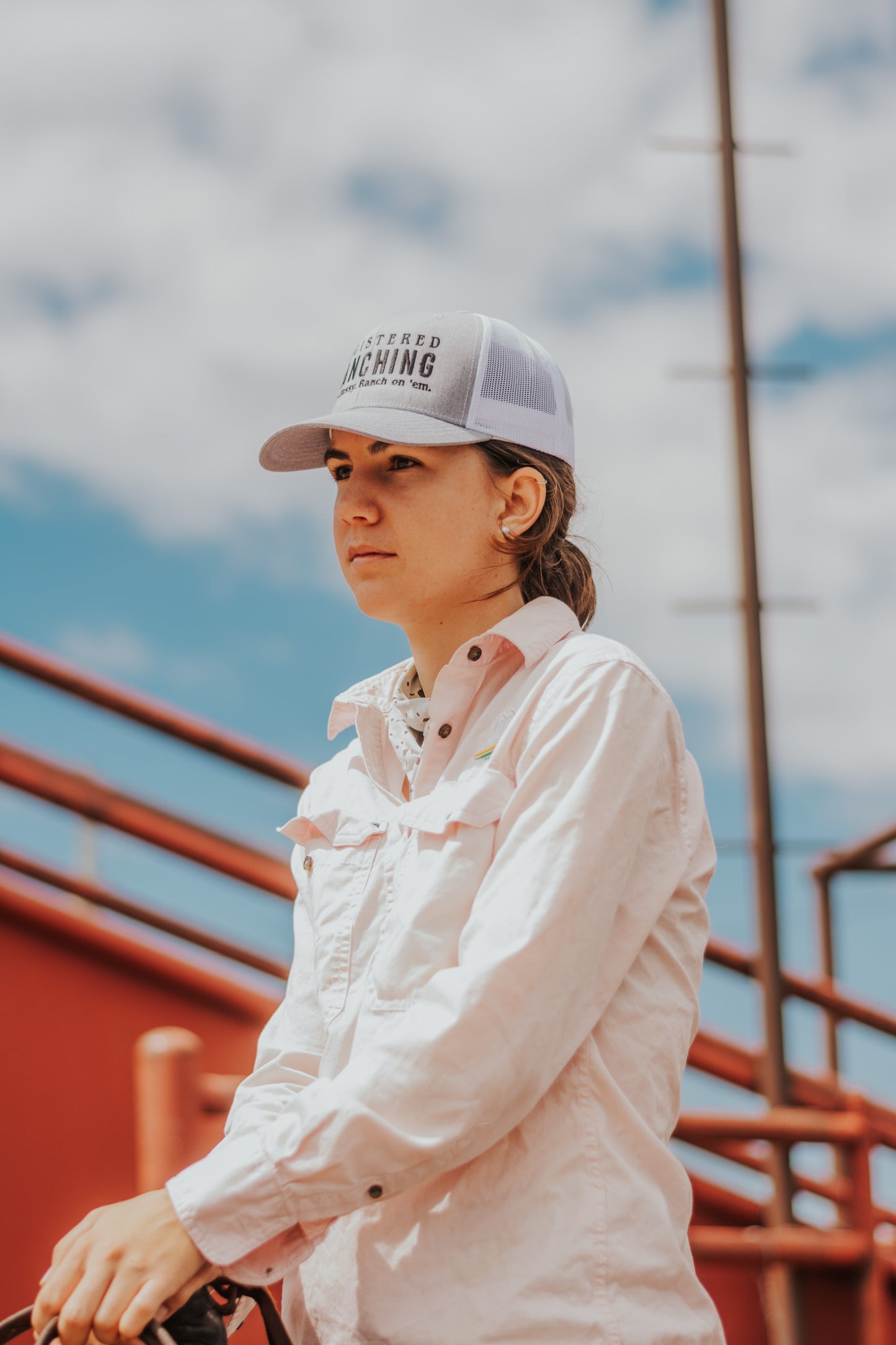 Grey Classic Registered Ranching Cap