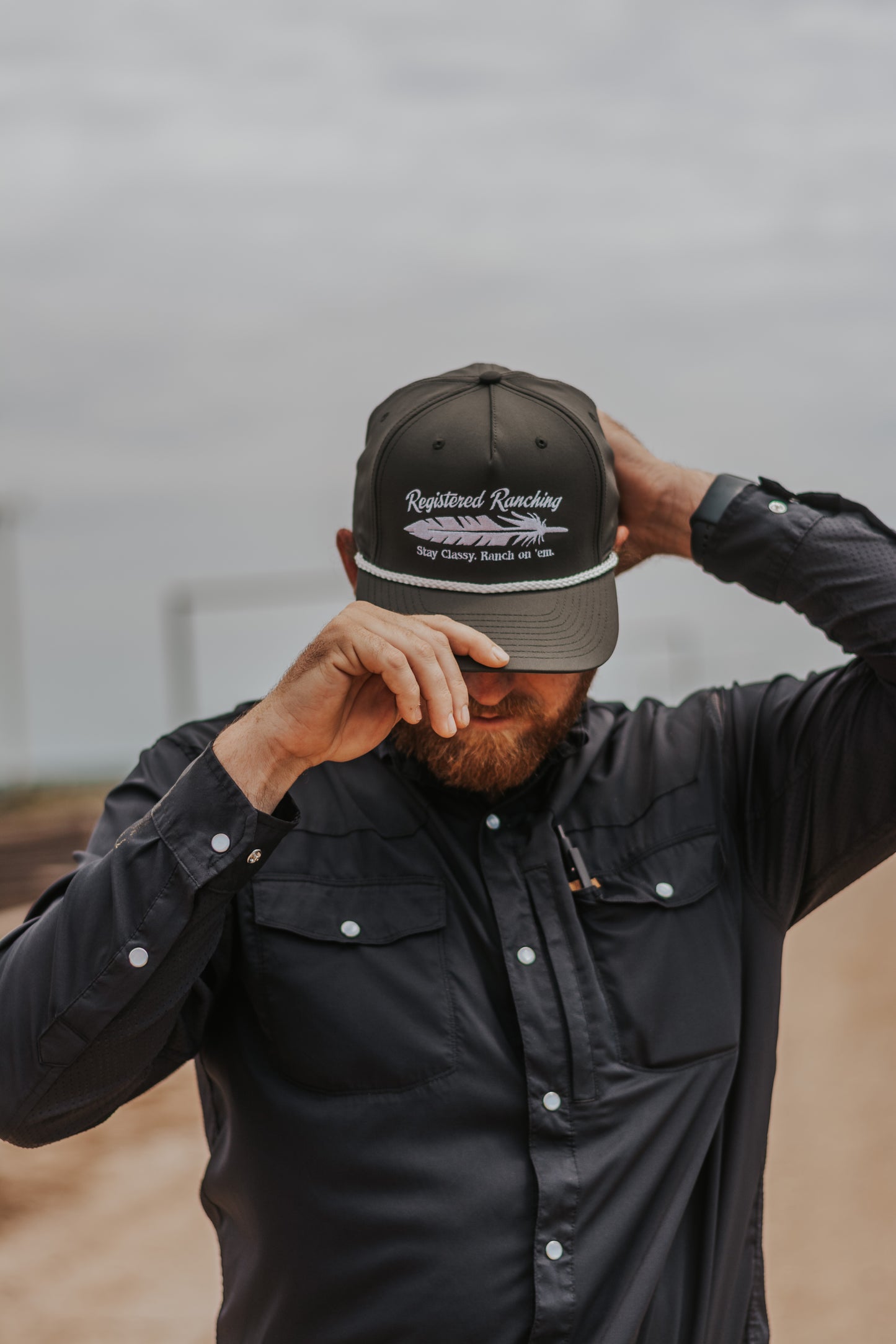 Army Olive/Tan Registered Ranching Cap