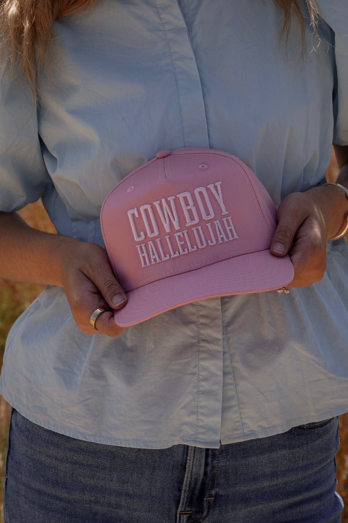 Pink Cowboy Hallelujah Hat