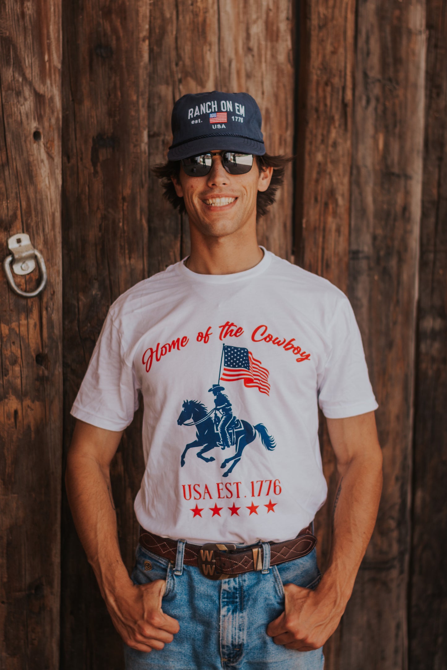 Home Of The Cowboy USA Short Sleeve T-Shirt