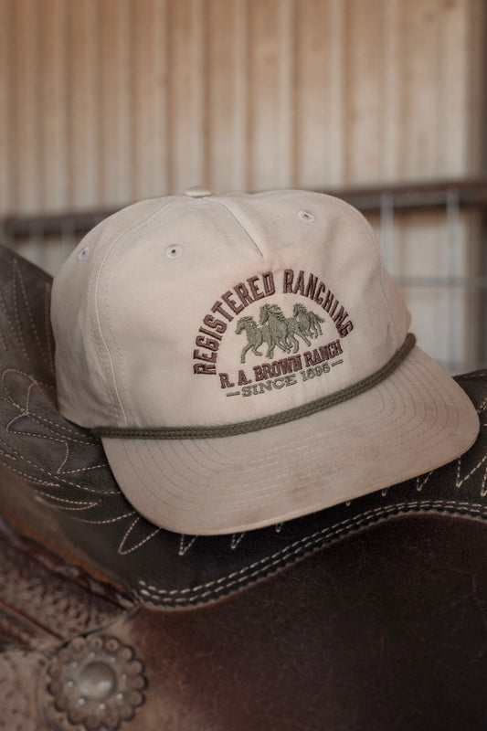 Registered Ranching Remuda Rope Cap