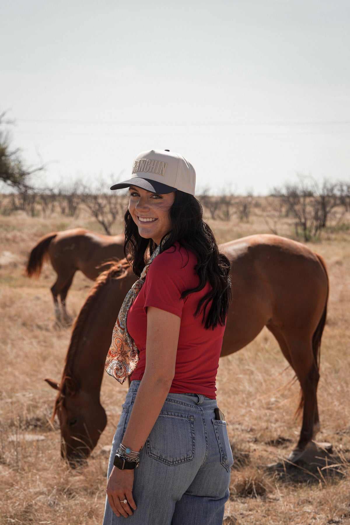 RANCHIN Bone/Navy Cap