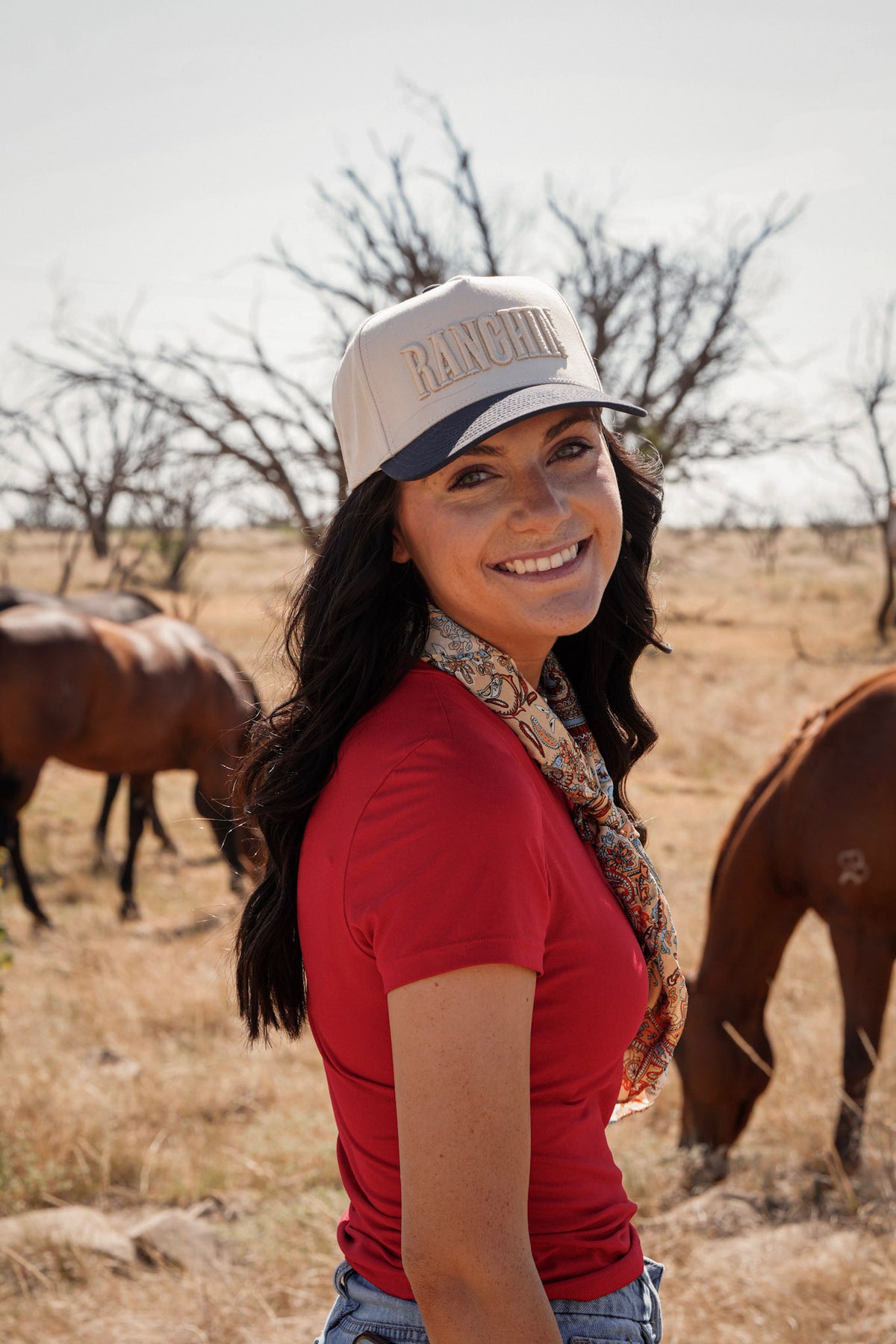 RANCHIN Bone/Navy Cap