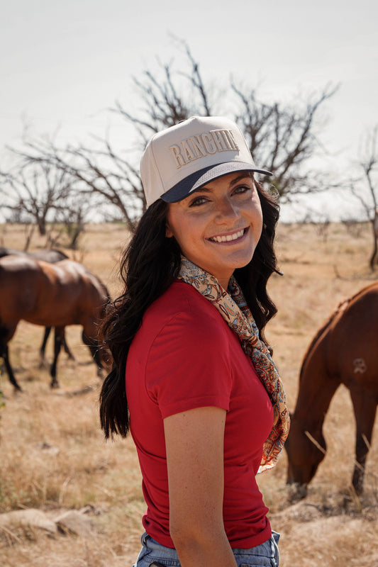 RANCHIN Bone/Navy Cap