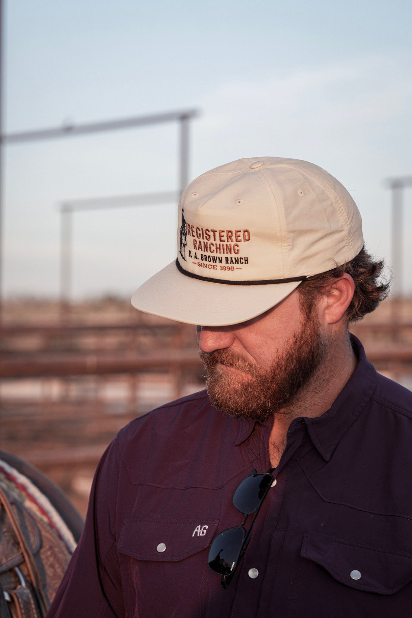 Registered Ranching Heritage Rope Cap
