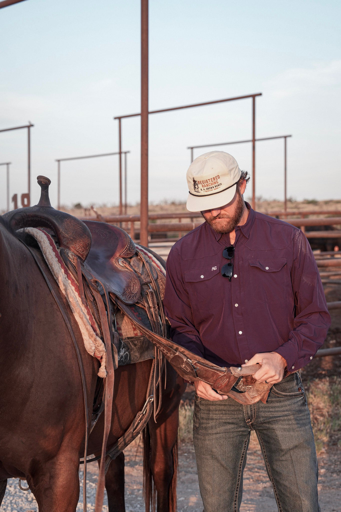 Registered Ranching Heritage Rope Cap