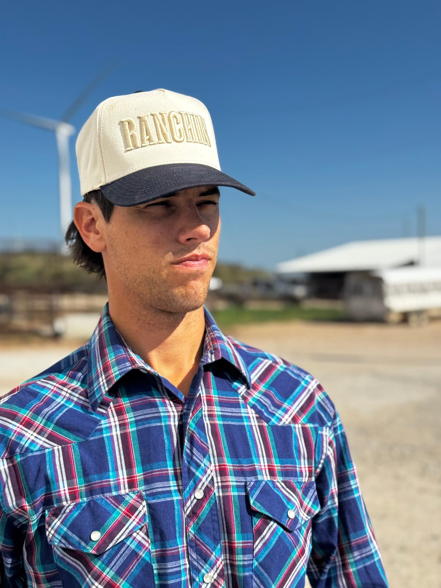 RANCHIN Bone/Navy Cap