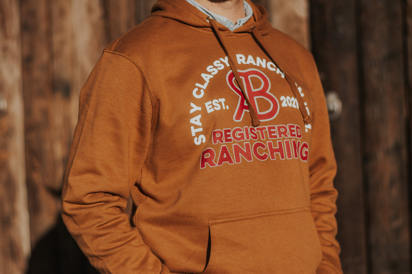 Duck Brown Registered Ranching Hoodie