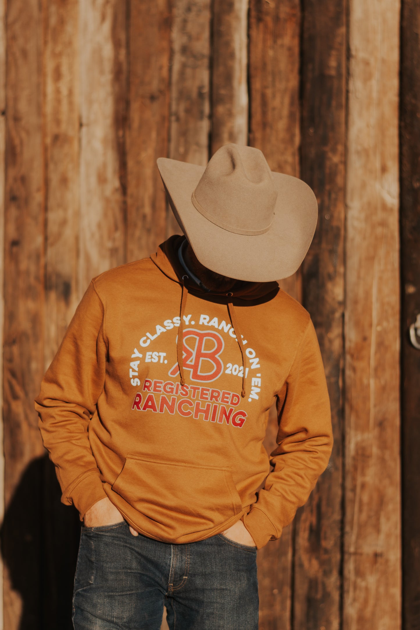 Duck Brown Registered Ranching Hoodie